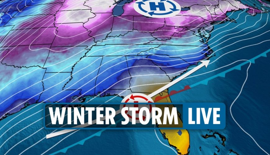 Winter storm Jasper 2022 – Weather warnings issued as hundreds of flights are cancelled and snowfall breaks record