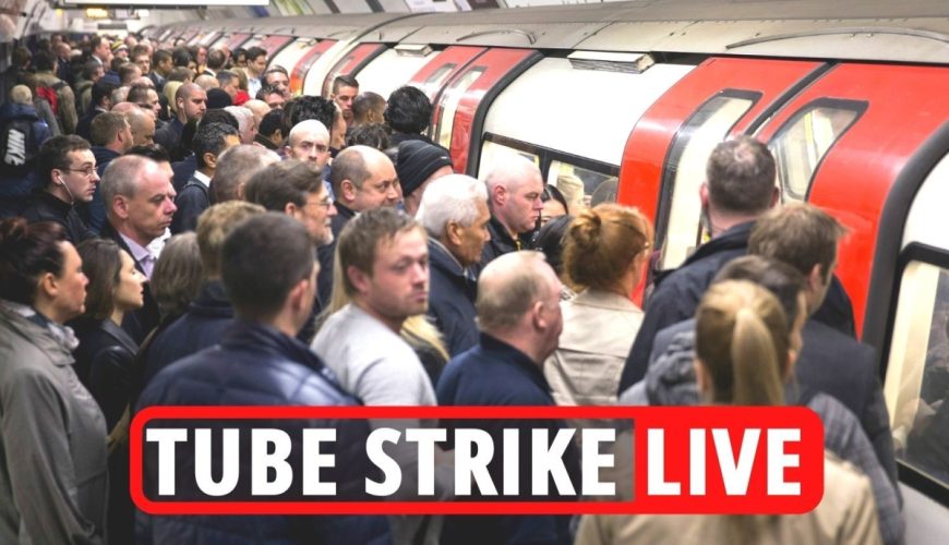 Tube strike London LIVE – Travel chaos TOMORROW & commuters told to work from home as 10k Underground workers walk-out