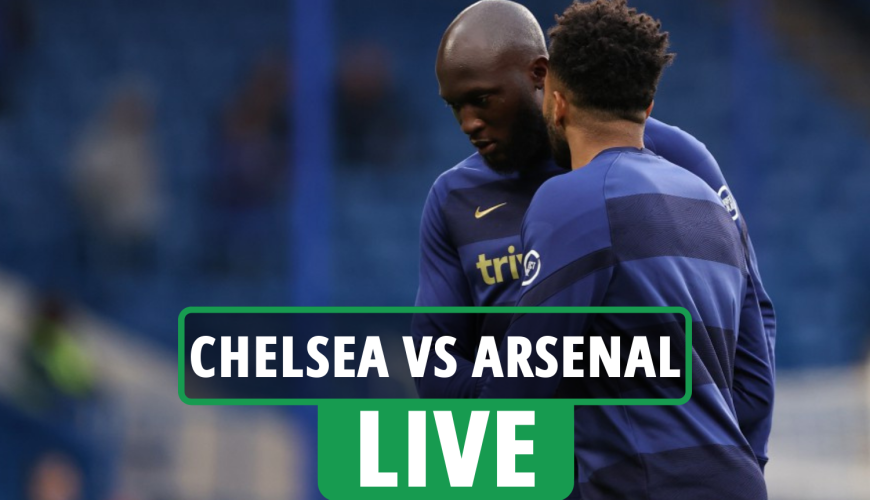 Chelsea vs Arsenal LIVE: Stream, TV channel, team news as Lukaku STARTS for Blues Nkietah in Gunners XI – latest updates