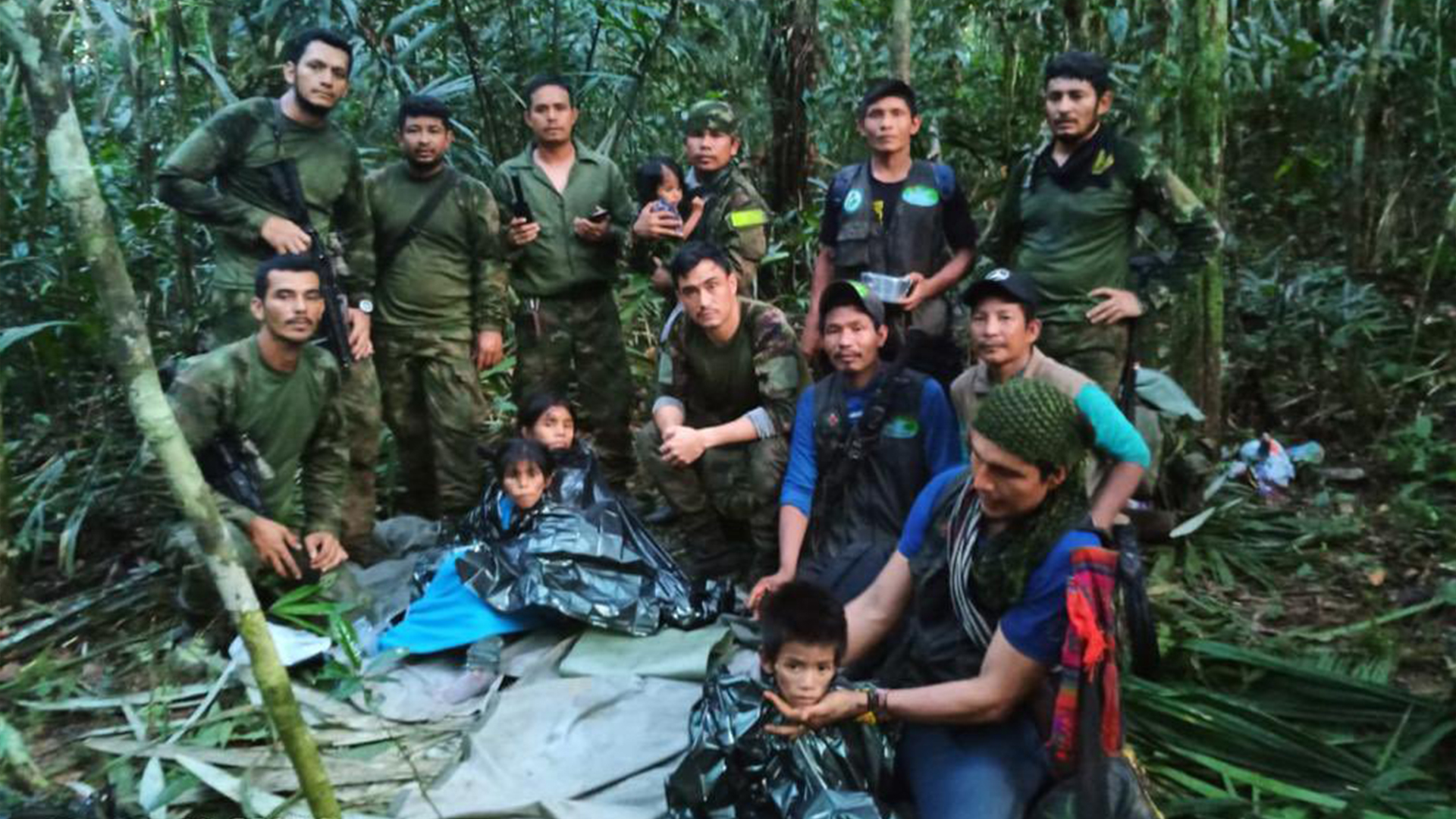 Four children whose plane crashed in the Amazon jungle are miraculously ‘found alive’ six weeks after they vanished