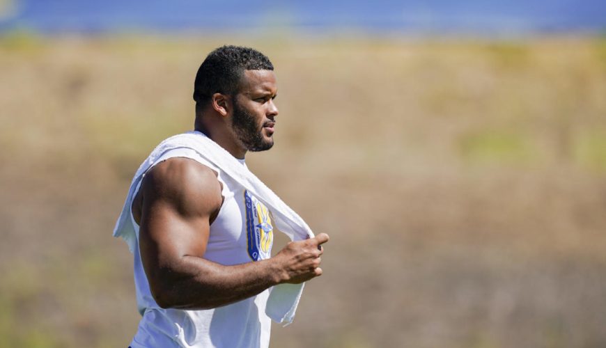 With baby due ‘any day,’ Aaron Donald won’t travel to Denver for practices with Broncos