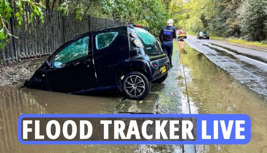 Flood warnings tracker LIVE – Met Office ‘danger to life’ alert as power cuts & travel chaos likely as UK hit by storms