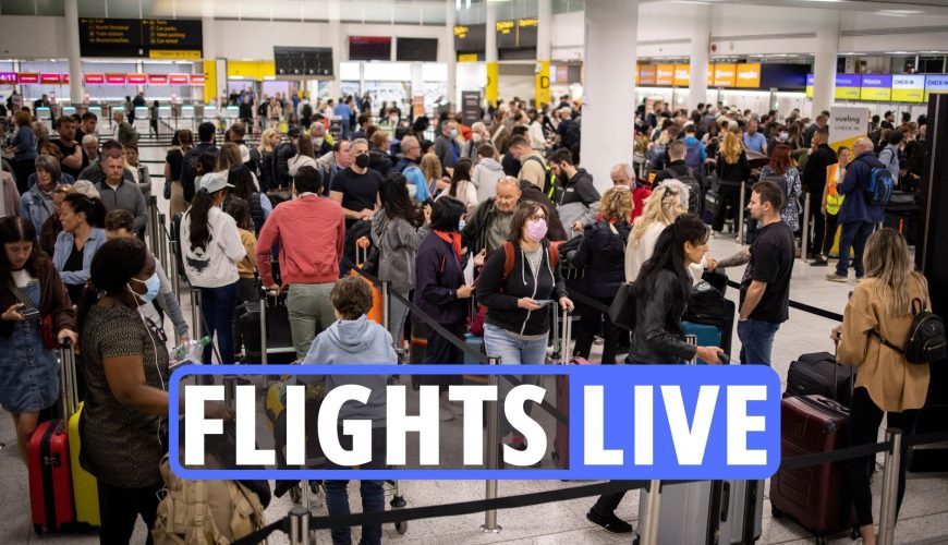 Flight cancellations LIVE – Brits all saying same thing as holiday firms KEEP flogging cheap hols despite travel chaos