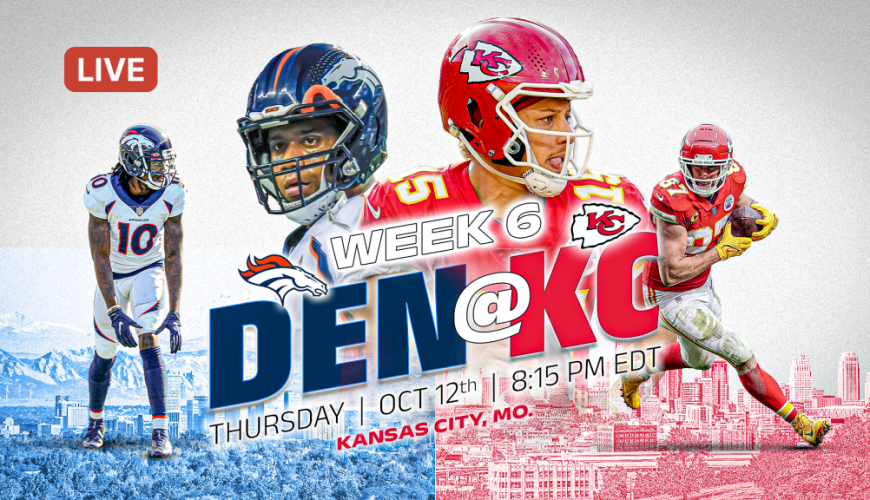 How to watch TNF: Denver Broncos vs. Kansas City Chiefs, time, TV channel, live stream