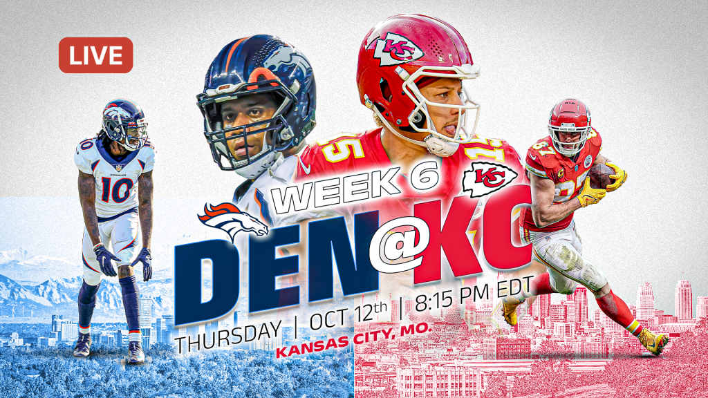 How to watch TNF: Denver Broncos vs. Kansas City Chiefs, time, TV channel, live stream