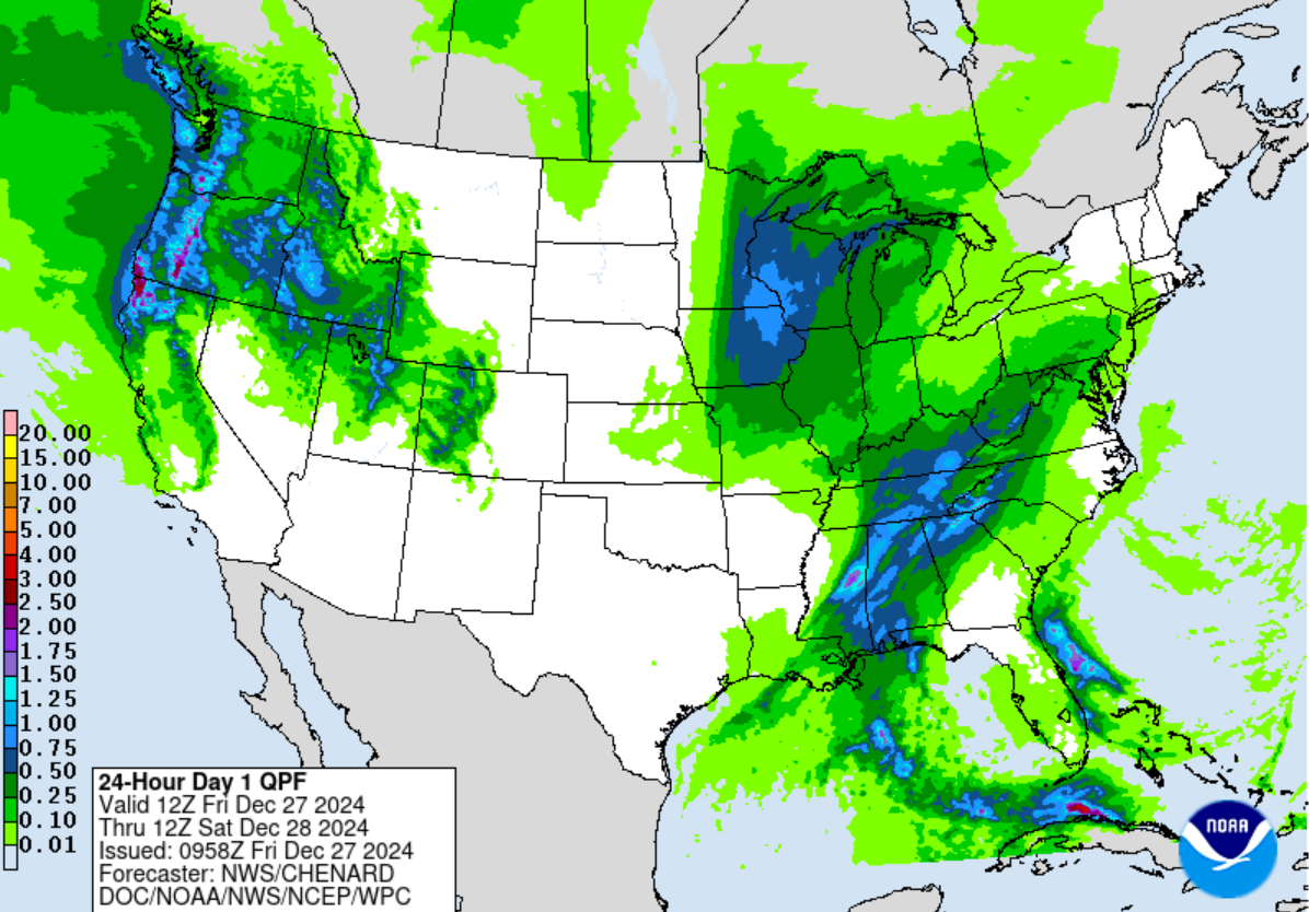 Severe weather across the country could hamper holiday travel this weekend